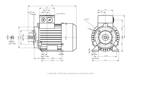 vykres IMB elektro-motor Siemens