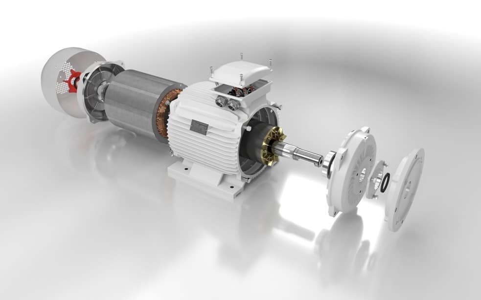 elektromotor rozobratý 1000KW